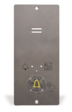 Lift1 Cabin unit - Flush mount - with button