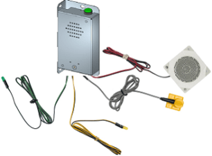 Lift1 Cabin unit - TOC mount - with voice alarm station switch